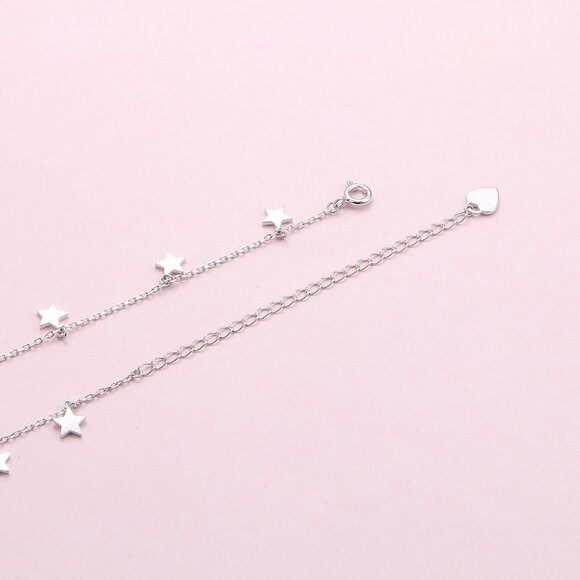 NEW Sterling Silver Star Necklace NWOT - Picture 5 of 5